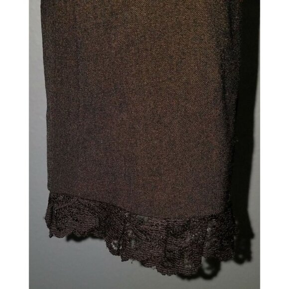 Motherhood Maternity Brown Blazer Jacket Size Small Career Pink Lined Lace Wrist - Picture 3 of 8